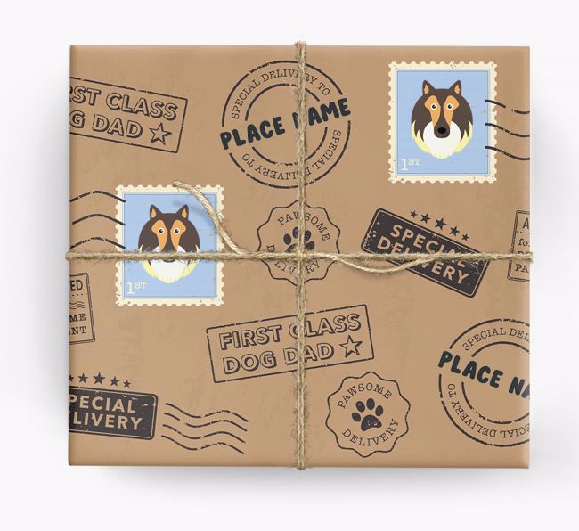 Special Delivery: Personalised {breedFullName} Wrapping Paper