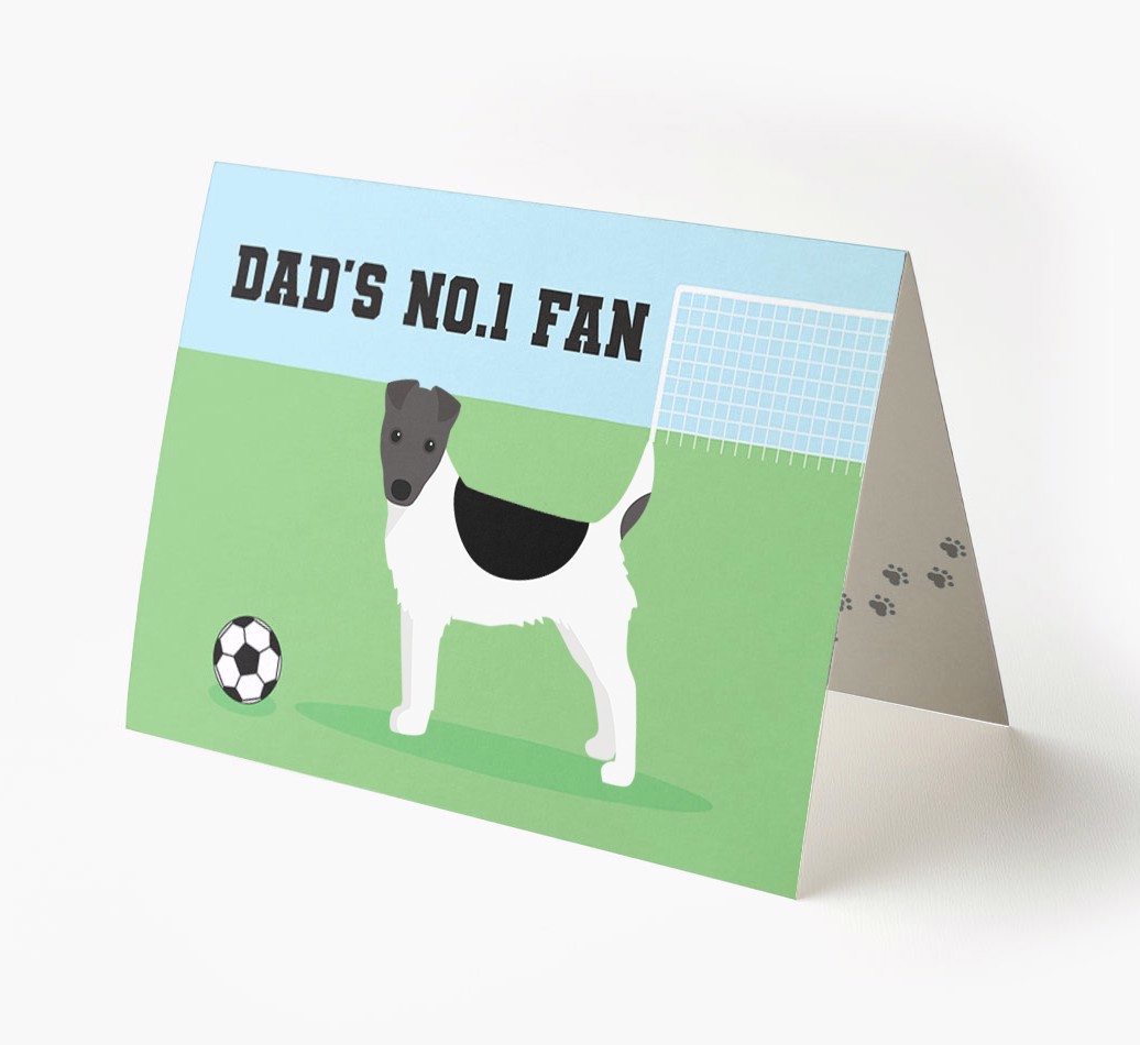 No.1 Fan - Football: Personalised {breedFullName} Card
