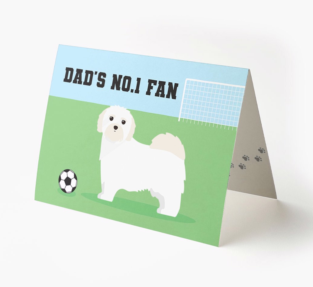 No.1 Fan - Football: Personalised {breedFullName} Card