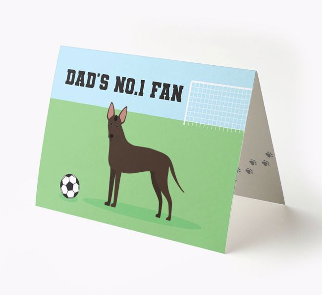 No.1 Fan - Football: Personalised {breedFullName} Card