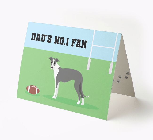 No.1 Fan - Rugby: Personalised {breedFullName} Card