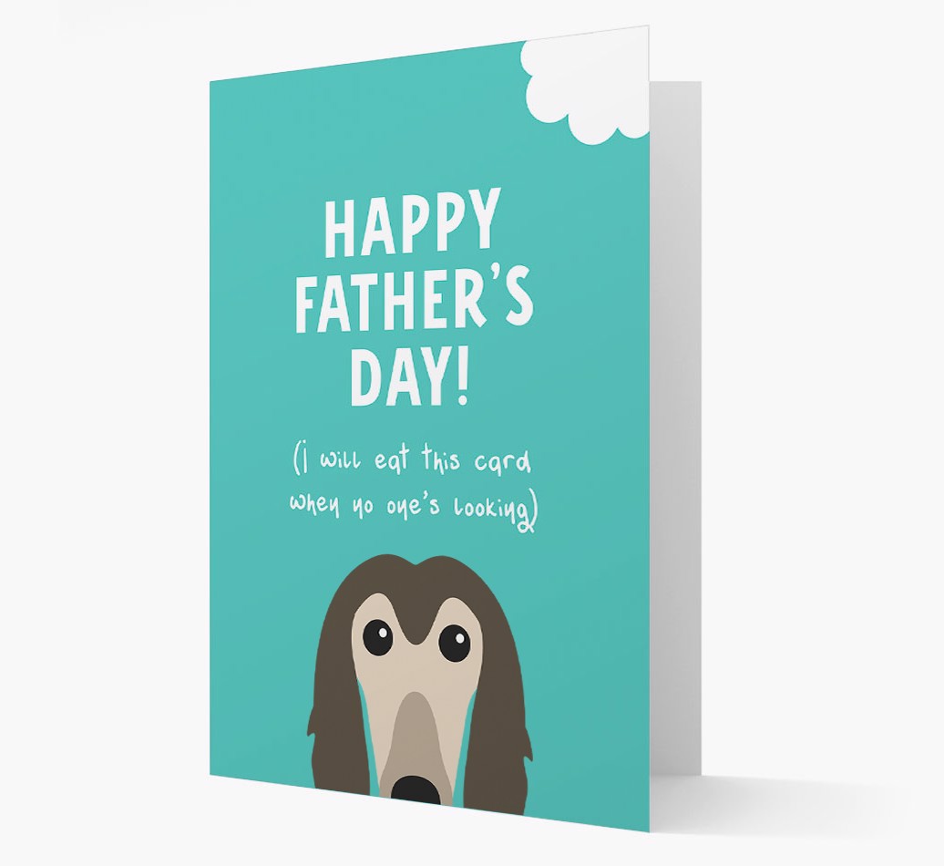 Happy Father's Day: Personalised {breedFullName} Card