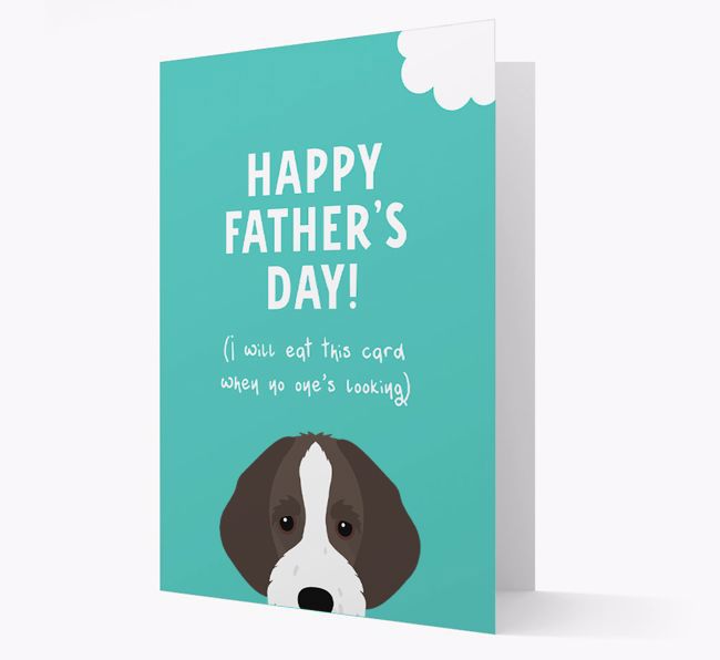 Happy Father's Day: Personalised {breedFullName} Card