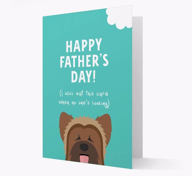 Happy Father's Day: Personalised {breedFullName} Card