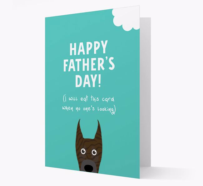 Happy Father's Day: Personalised {breedFullName} Card