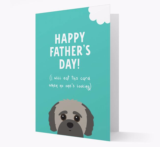 Happy Father's Day: Personalised {breedFullName} Card