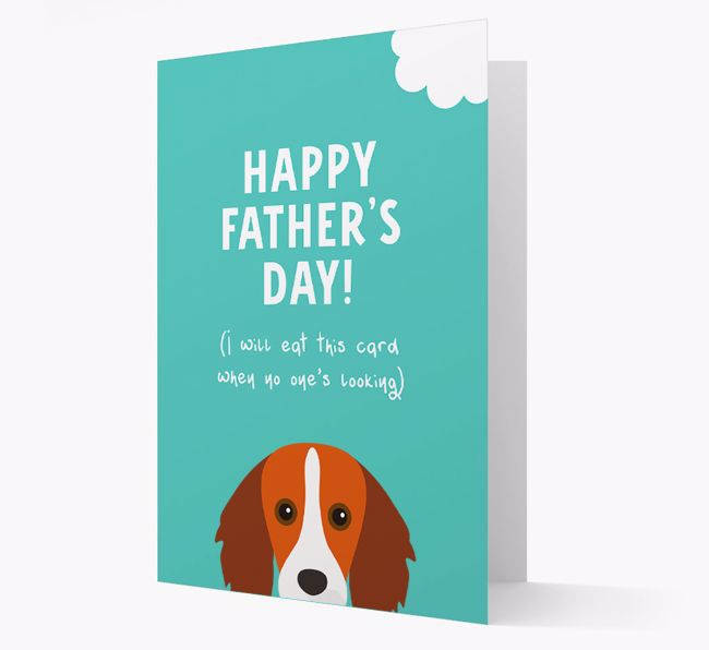 Happy Father's Day: Personalised {breedFullName} Card