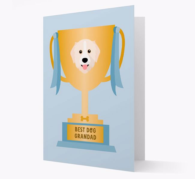 Best Grandad Trophy: Personalised {breedFullName} Card