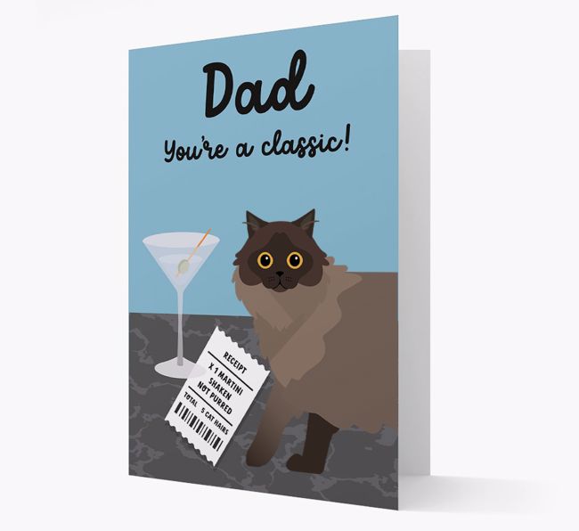 Dad, You're A Classic: Personalized {breedCommonName} Card