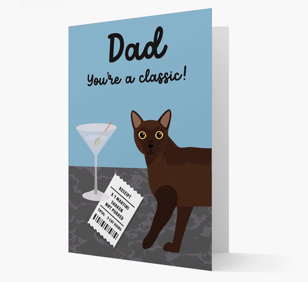 Dad, You're A Classic: Personalized {breedFullName} Card