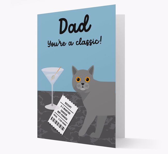 Dad, You're A Classic: Personalised {breedCommonName} Card