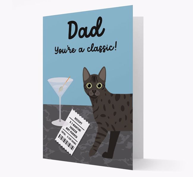 Dad, You're A Classic: Personalized {breedCommonName} Card