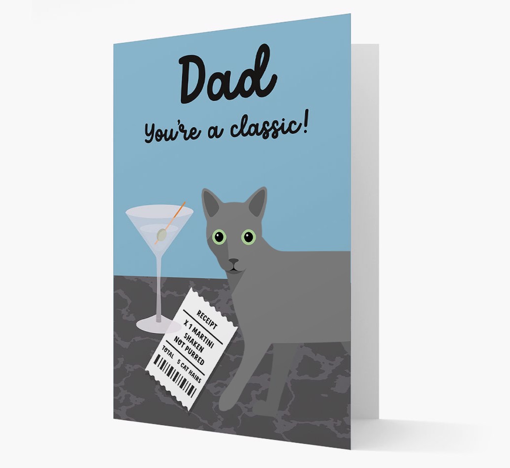 Dad, You're A Classic: Personalized {breedFullName} Card
