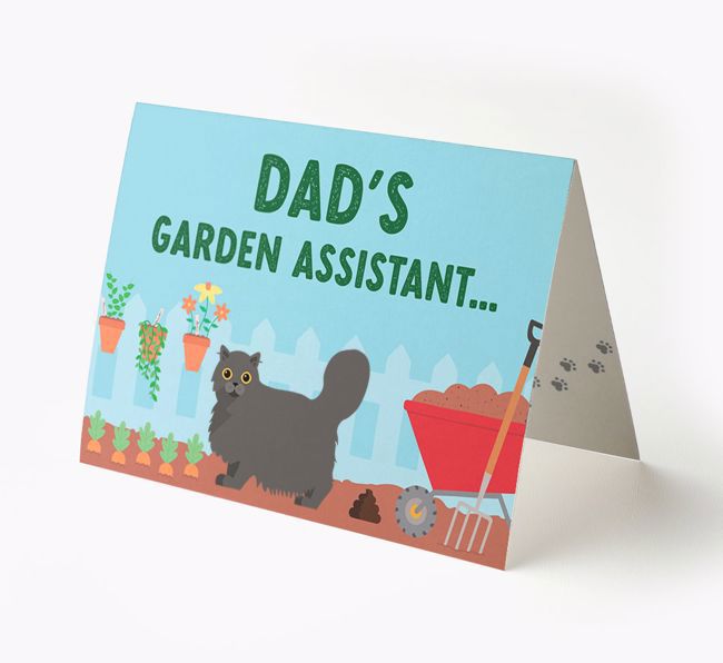 Dad's Garden Assistant: Personalised {breedCommonName} Card