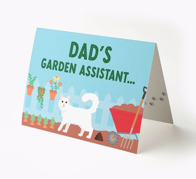 Dad's Garden Assistant: Personalised {breedCommonName} Card