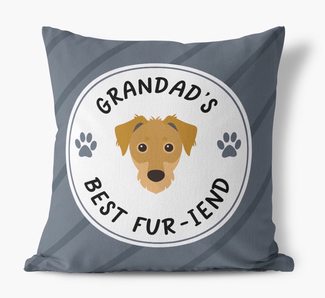 Grandad's Best Fur-iend: Personalised {breedFullName} Cushion