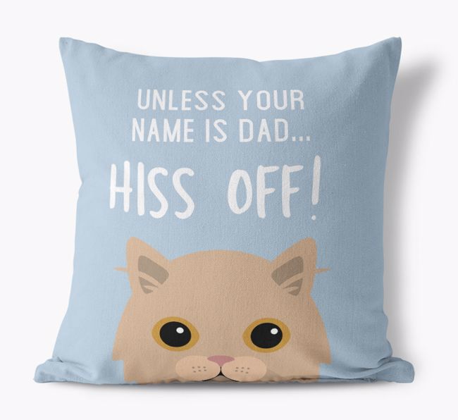 Hiss Off: Personalized {breedCommonName} Pillow