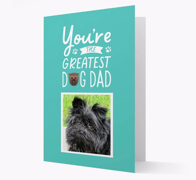 Greatest Dog Dad: Personalised {breedFullName} Photo Upload Card