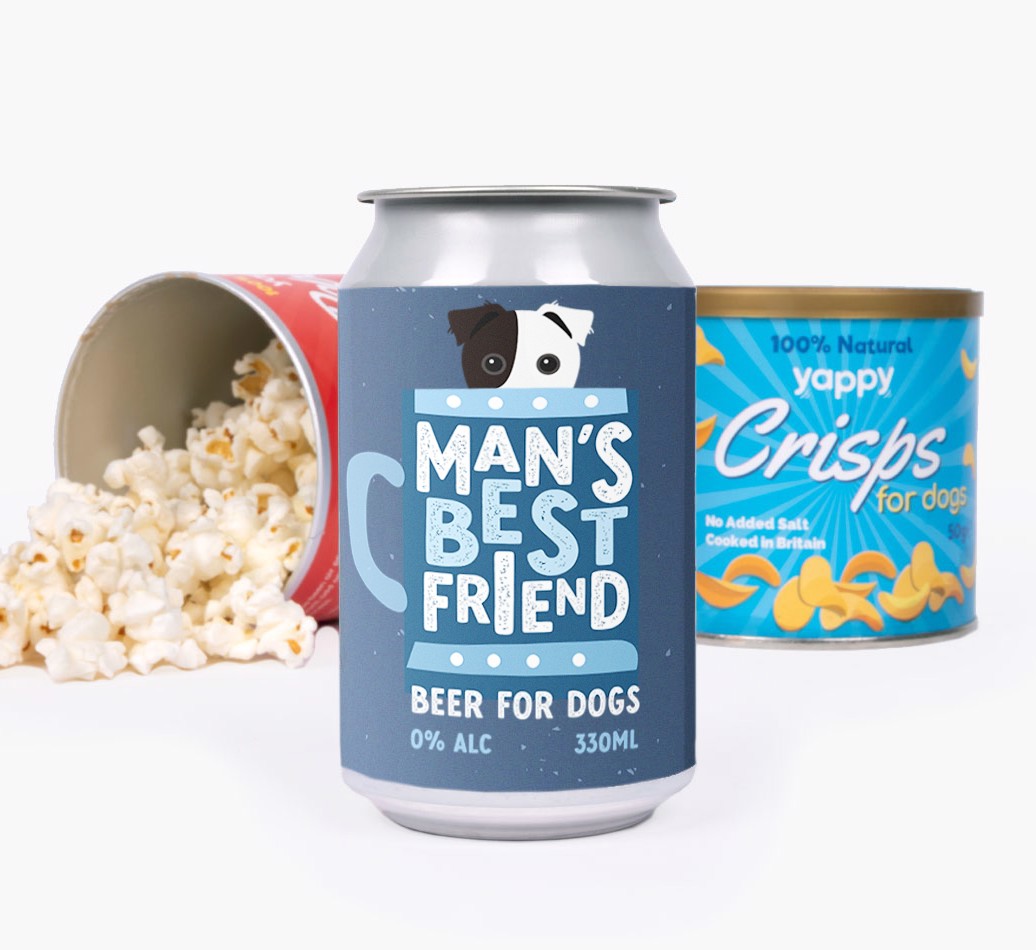 'Man's Best Friend' - Personalised {breedFullName} Beer Bundle