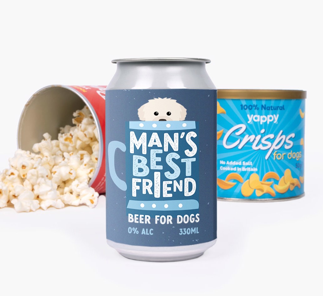 'Man's Best Friend' - Personalised {breedFullName} Beer Bundle