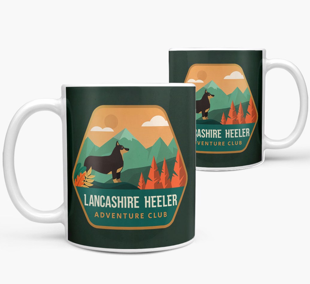 Adventure Club: Personalised {breedCommonName} Mug - both sides