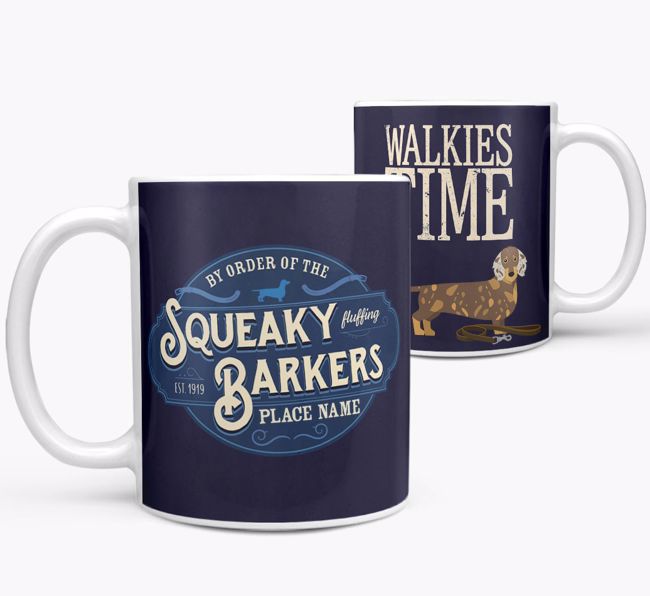 Squeaky Barkers: Personalized {breedCommonName} Mug