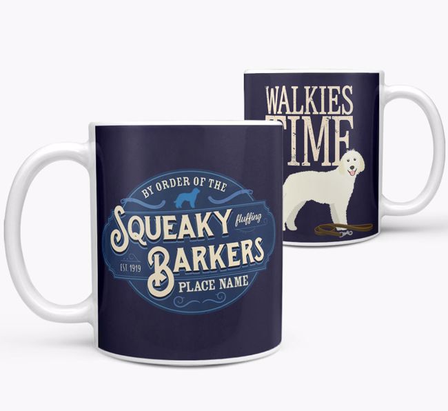 Squeaky Barkers: Personalised {breedCommonName} Mug