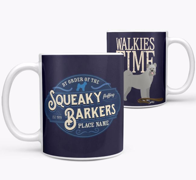 Squeaky Barkers: Personalized {breedCommonName} Mug