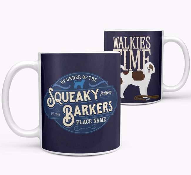 Squeaky Barkers: Personalised {breedCommonName} Mug