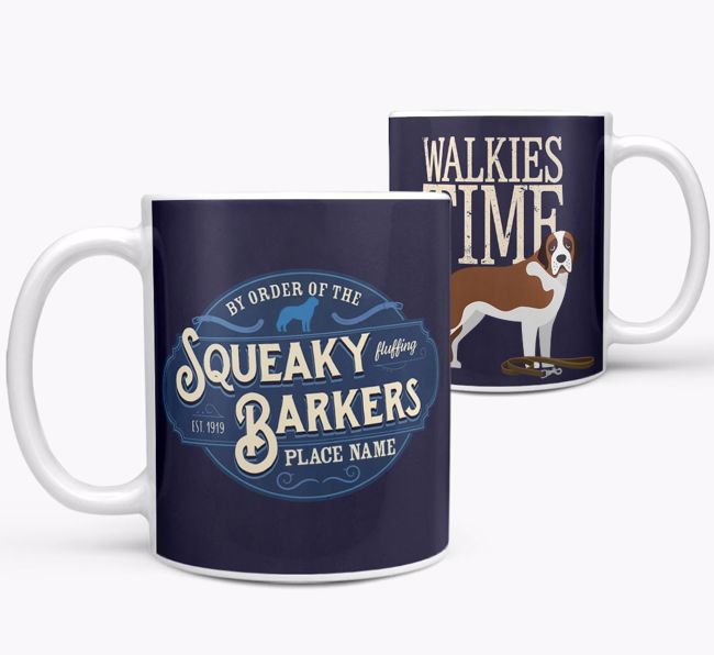 Squeaky Barkers: Personalised {breedCommonName} Mug