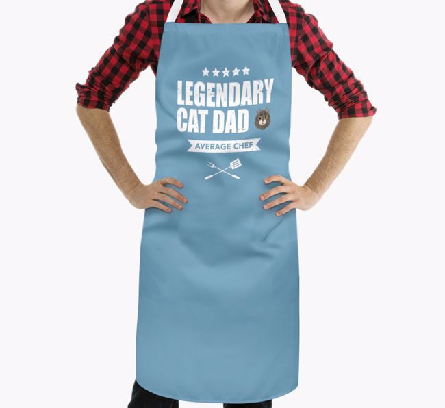 Legendary Cat Dad: Personalized {breedShortName} Apron