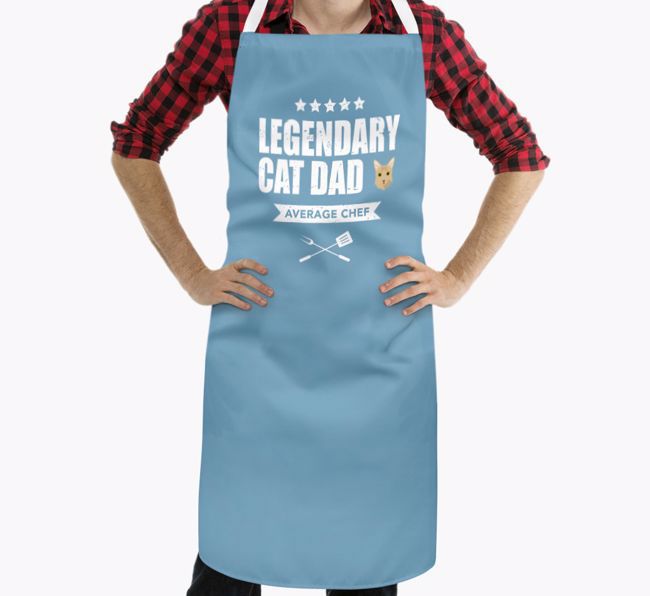 Legendary Cat Dad: Personalised {breedShortName} Apron