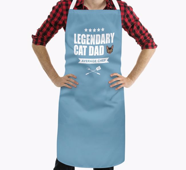 Legendary Cat Dad: Personalised {breedShortName} Apron