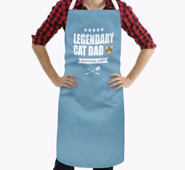 Legendary Cat Dad: Personalised {breedShortName} Apron