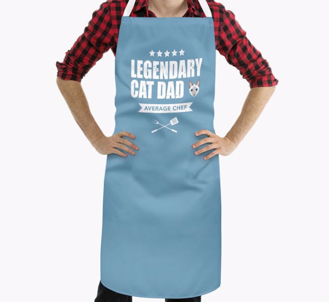 Legendary Cat Dad: Personalized {breedShortName} Apron