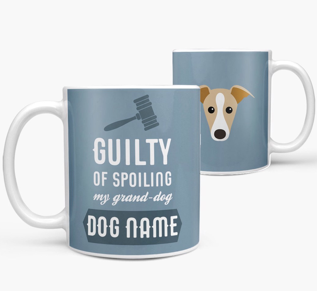 Guilty Grandad: Personalised {breedCommonName} Mug - both sides