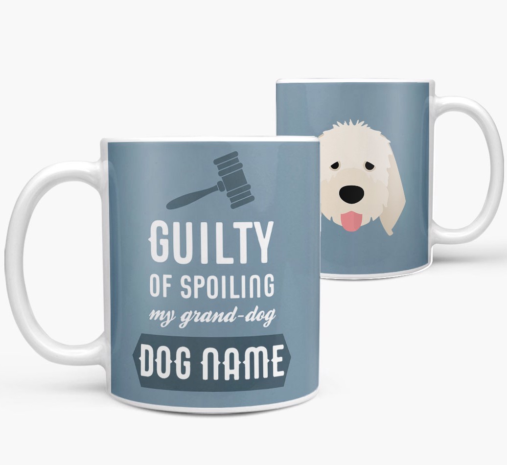 Guilty Grandad: Personalised {breedCommonName} Mug - both sides