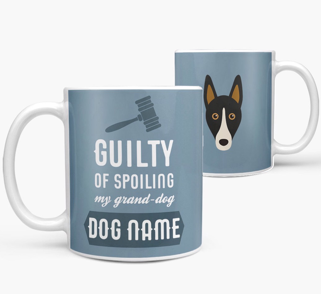 Guilty Grandpa: Personalized {breedCommonName} Mug - both sides