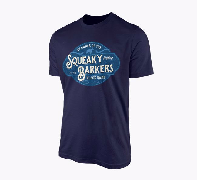 Squeaky Barkers: Personalised {breedFullName} Adult T-Shirt