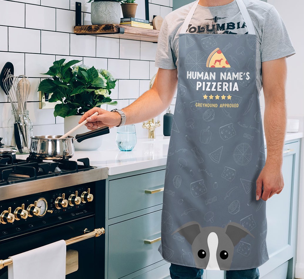 Pizzeria: Personalised {breedFullName} Adult Apron