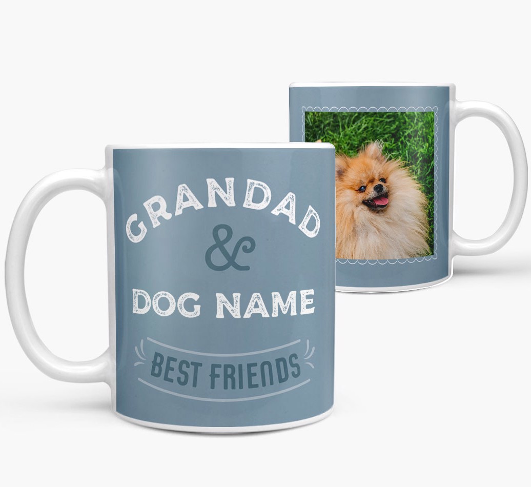 Grandad's Best Friend: Personalised {breedCommonName} Mug - both sides