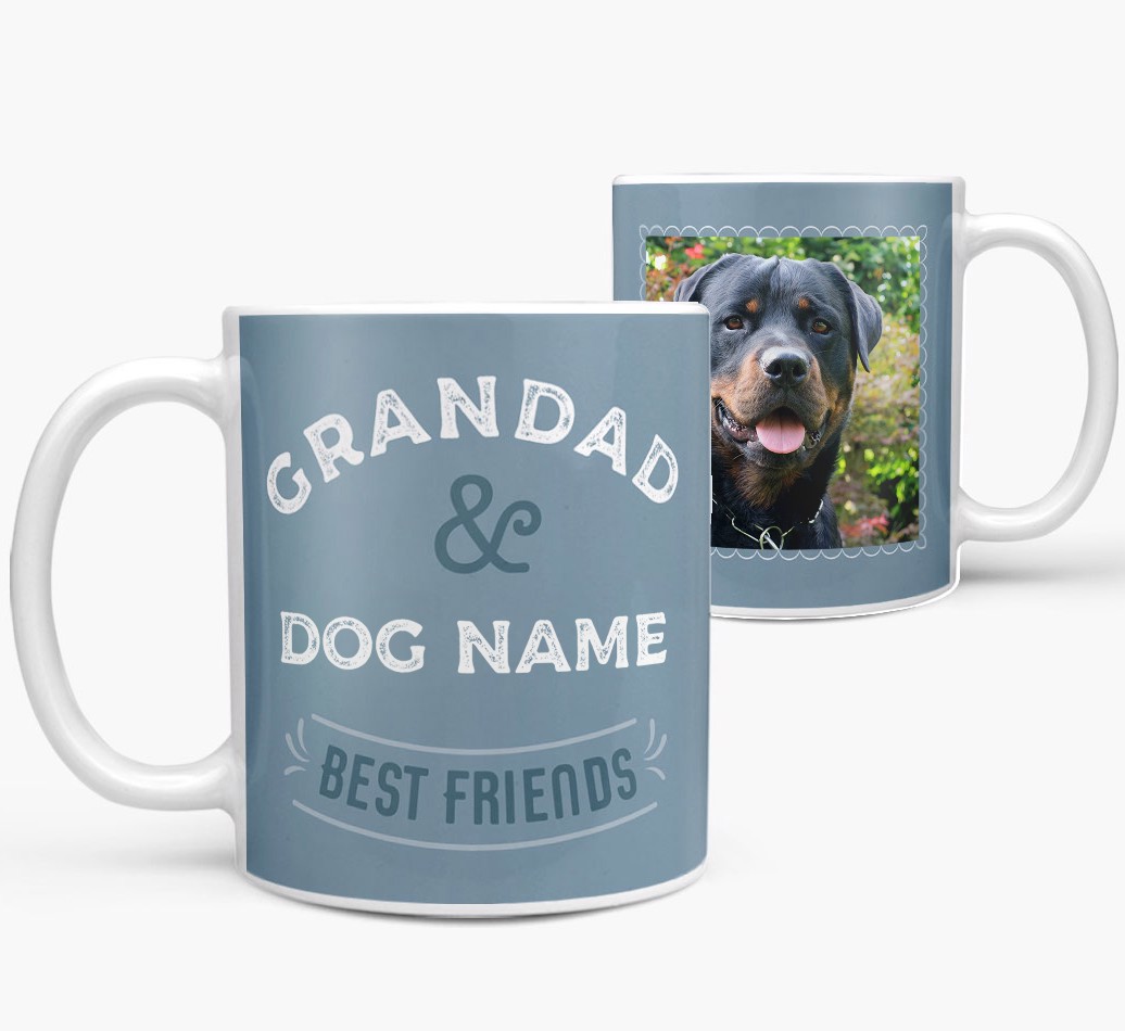 Grandad's Best Friend: Personalised {breedCommonName} Mug - both sides