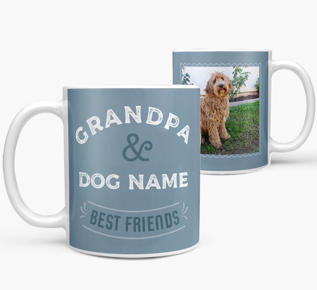 Grandad's Best Friend: Personalised {breedCommonName} Mug - both sides