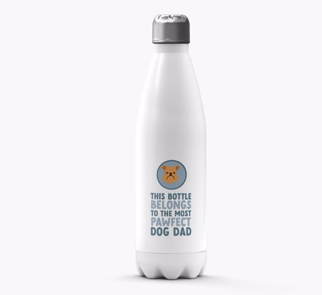 Pawfect Dog Dad: Personalised {breedFullName} Water Bottle