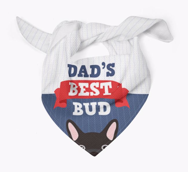 Dad's Best Bud: Personalized {breedFullName} Bandana