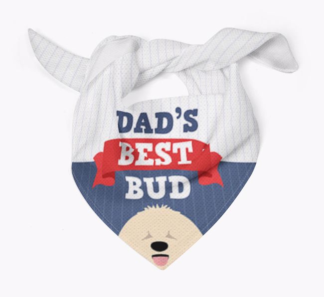 Dad's Best Bud: Personalized {breedFullName} Bandana