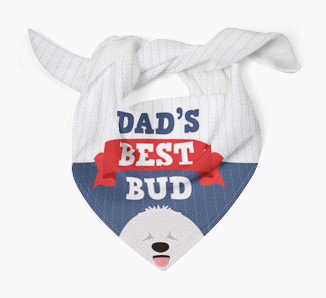 Dad's Best Bud: Personalized {breedFullName} Bandana