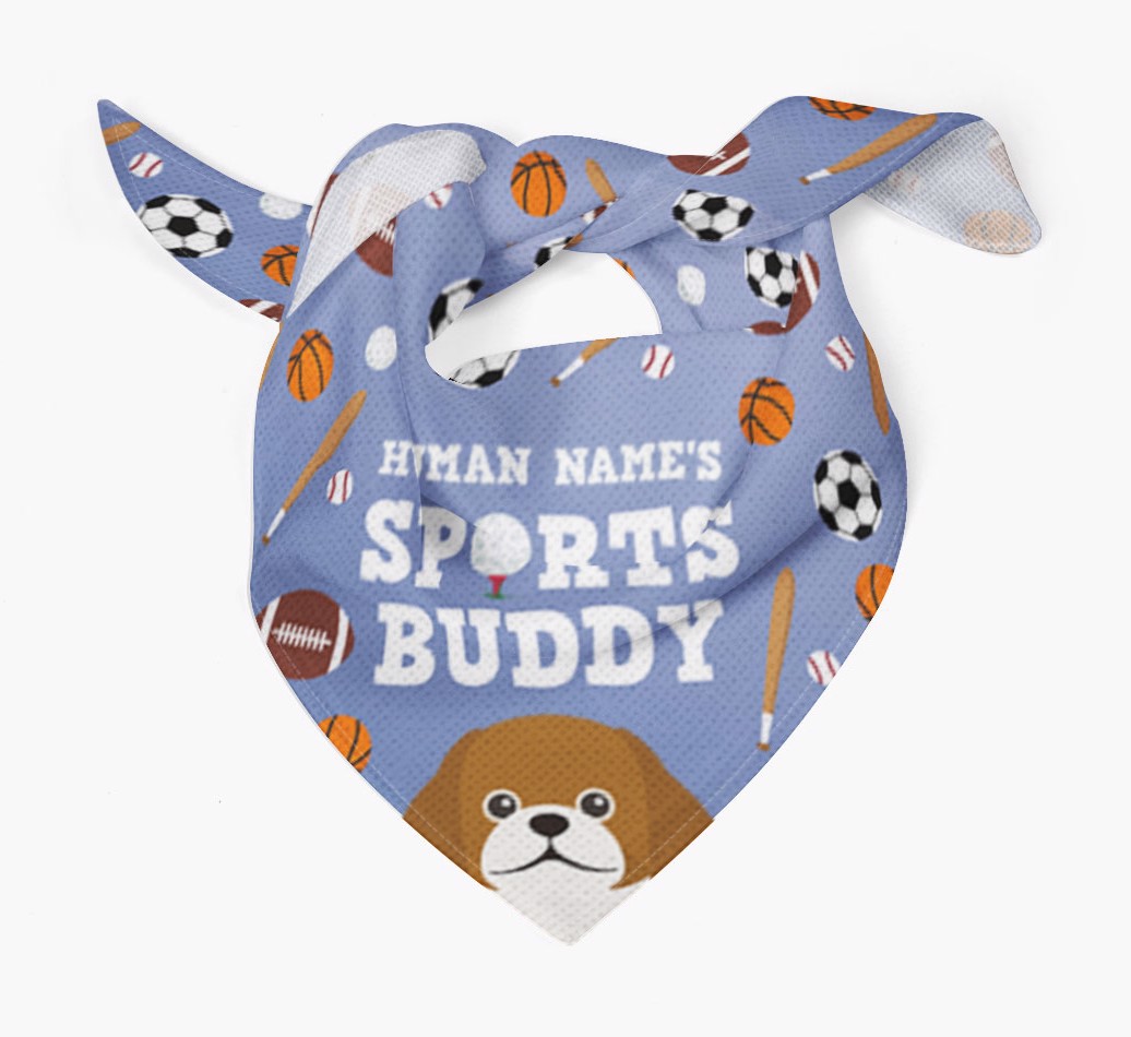 Sports Buddy: Personalized {breedFullName} Bandana