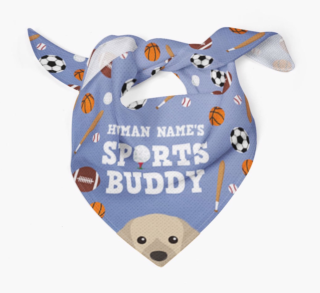 Sports Buddy: Personalized {breedFullName} Bandana