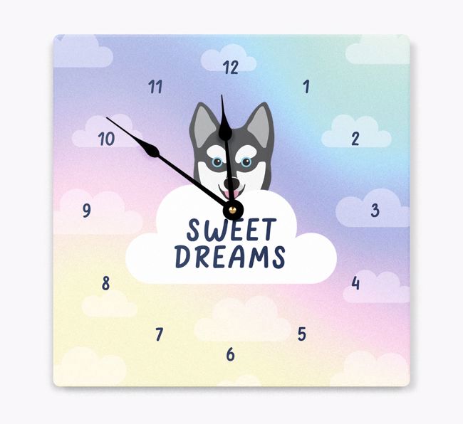 Sweet Dreams: Personalized {breedFullName} Wall Clock